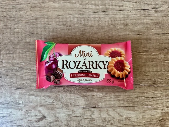 Rozárky Mini polomáčené s třešňovou náplní 55g