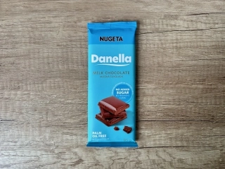 Nugeta Danella Mléčná čokoláda bez přidaného cukru 85g