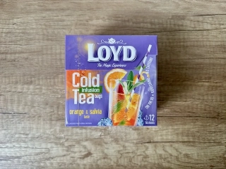 Loyd čaj Cold Brew tea Pomeranč & Šalvěj 30g (12x2.5g)