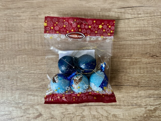 Chocoland Vánoční koule v sáčku 62.5g
