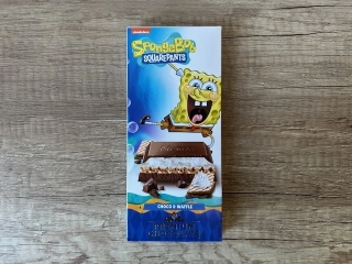 SpongeBob Mléčná čokoláda s oplatkou a náplní 80g